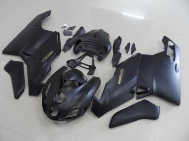 Negro Mate Oro Calcomanías Carenado Ducati 749 999 03-04