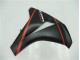 Negro Mate Rojo Carenado Honda CBR 1000 RR 08-11 Negro Mate Rojo Carenado Honda CBR 1000 RR 08-11