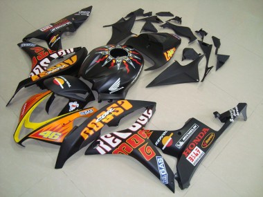 Negro Mate Rossi Carenado Honda CBR 600 RR 07-08