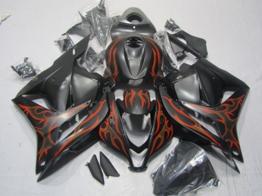 Negro Naranja Llama Carenado Honda CBR 600 RR 09-12