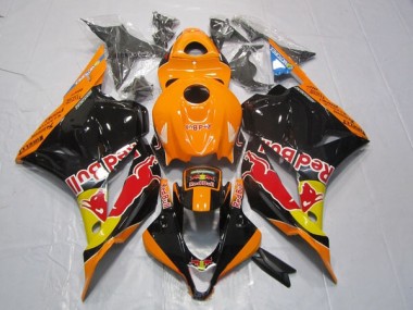 Negro Naranja Red Bull ABS Plástico Honda CBR 600 RR 09-12