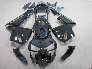 Negro Oro Calcomanías Carenado Honda CBR 600 RR 05-06