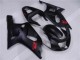 Negro Plástica Suzuki GSXR 600 / 750 K1 K2 K3 01-03