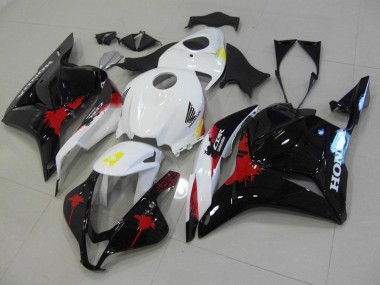 Negro Rojo Blanco Plástico Honda CBR 600 RR 09-12