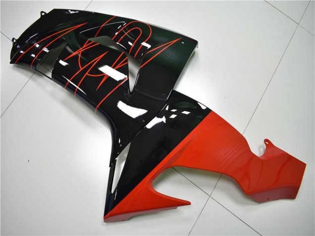 Negro Rojo Carenado Kawasaki ZX10R 06-07 Negro Rojo Carenado Kawasaki ZX10R 06-07