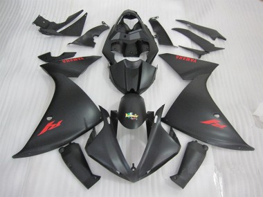 Negro Rojo Kit Completo Carenado Yamaha R1 09-11