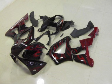 Negro Rojo Llama Carenado Honda CBR 900 RR 929 00-01