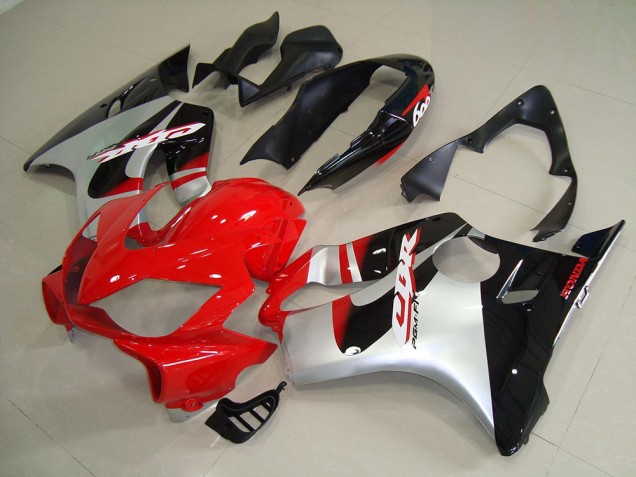 Negro Rojo Plata ABS Plástico Honda CBR 600 F4i 04-07 Negro Rojo Plata ABS Plástico Honda CBR 600 F4i 04-07