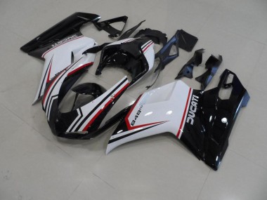 Negro Tricolor Carenado Ducati 848 1098 1198 07-14