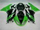 Negro Verde Carenado & Plástico Kawasaki ZX6R 09-12 Negro Verde Carenado & Plástico Kawasaki ZX6R 09-12