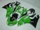 Negro Verde Kit Carenado Inyección Kawasaki ZX6R 09-12 Negro Verde Kit Carenado Inyección Kawasaki ZX6R 09-12