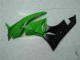 Negro Verde Kit Carenado Inyección Kawasaki ZX6R 09-12 Negro Verde Kit Carenado Inyección Kawasaki ZX6R 09-12