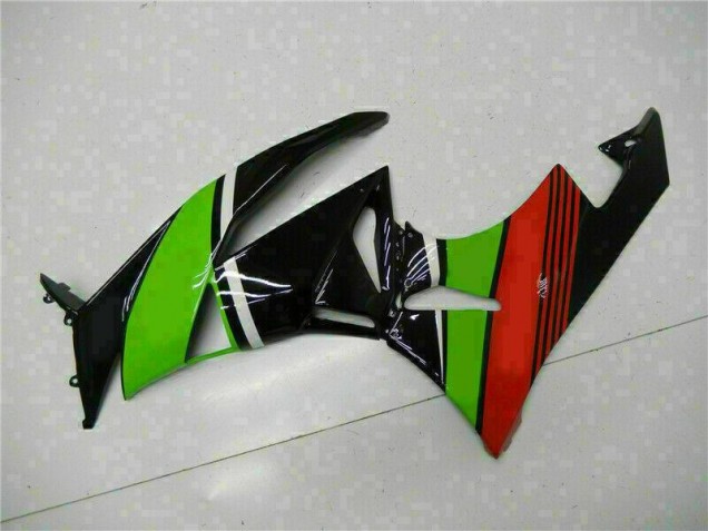 Negro Verde Roja Carenado Kawasaki ZX6R 09-12