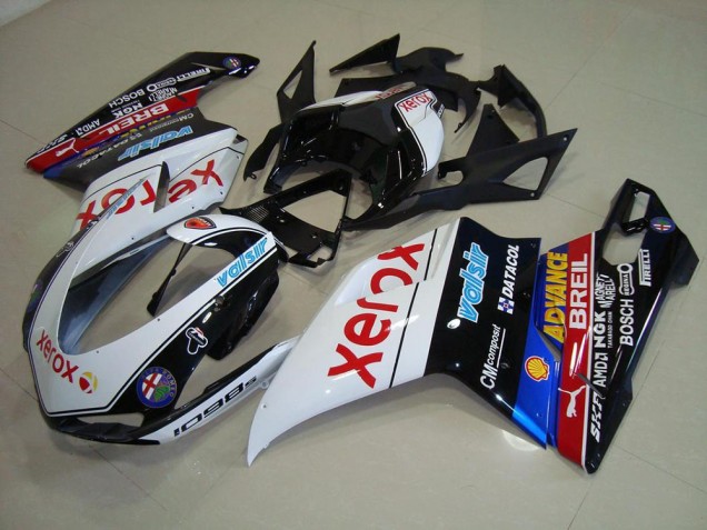 Negro Xerox Carenado Ducati 848 1098 1198 07-14 Negro Xerox Carenado Ducati 848 1098 1198 07-14