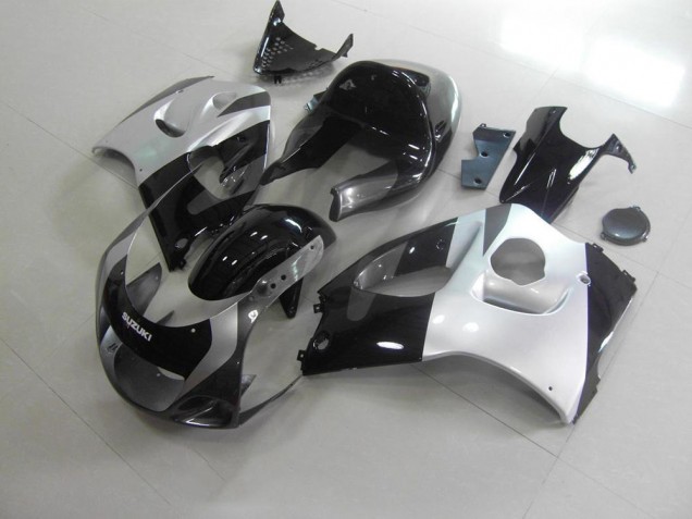 Plata Gris Sin Calcomanías Carenado Suzuki GSXR 600 96-00 Plata Gris Sin Calcomanías Carenado Suzuki GSXR 600 96-00