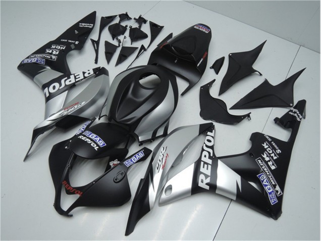 Plata Repsol Negro Carenado Honda CBR 600 RR 07-08 Plata Repsol Negro Carenado Honda CBR 600 RR 07-08