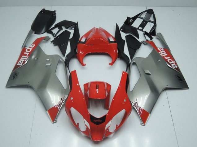 Plata & Rojo Carenado Aprilia RSV 1000 03-06 Plata & Rojo Carenado Aprilia RSV 1000 03-06