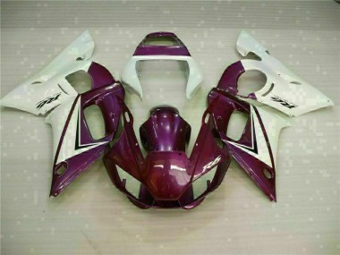 Púrpura Blanco Carenado Yamaha R6 98-02