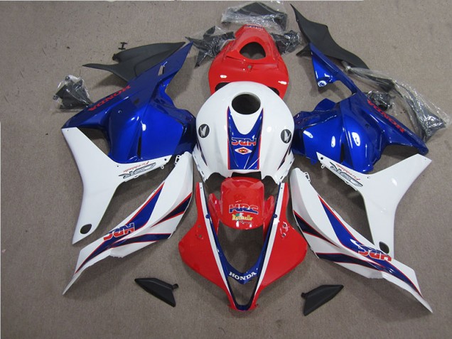 Rojo Blanco Azul HRC Kit Completo Carenado Honda CBR 600 RR 09-12 Rojo Blanco Azul HRC Kit Completo Carenado Honda CBR 600 RR 09-12