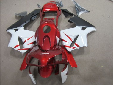 Rojo Blanco Kit Carenado Honda CBR 600 RR 03-04