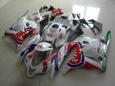 Rojo Blanco Pata Carenado Honda CBR 600 RR 09-12