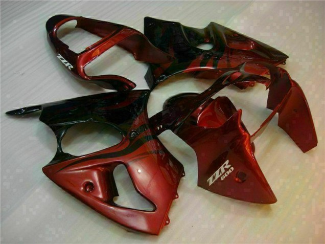 Rojo Kit Completo Carenado Kawasaki ZX6R 00-02 Rojo Kit Completo Carenado Kawasaki ZX6R 00-02