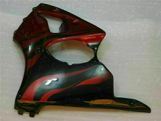 Rojo Kit Completo Carenado Kawasaki ZX6R 00-02 Rojo Kit Completo Carenado Kawasaki ZX6R 00-02