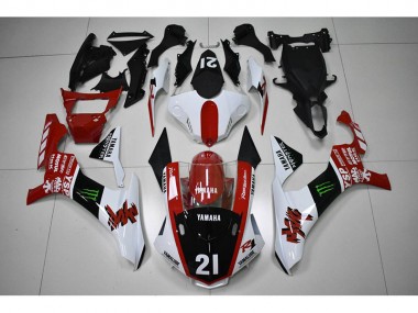 Rojo Negro 21 Carenado Yamaha R1 15-19