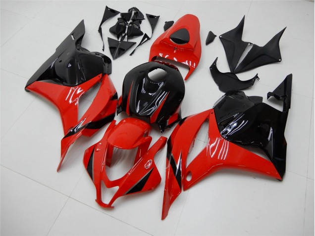 Rojo Negro ABS Carenado Honda CBR 600 RR 09-12 Rojo Negro ABS Carenado Honda CBR 600 RR 09-12