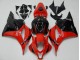 Rojo Negro ABS Carenado Honda CBR 600 RR 09-12 Rojo Negro ABS Carenado Honda CBR 600 RR 09-12