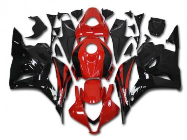 Rojo Negro Kit Carenado ABS Completo Honda CBR 600 RR 09-12