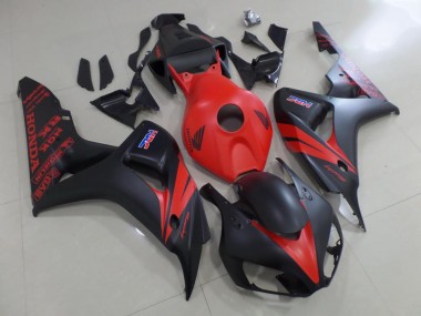 Rojo & Negro Mate Carenado Honda CBR 1000 RR 06-07