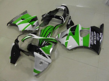 Verde Blanco Raya Carenado Kawasaki ZX6R 00-02