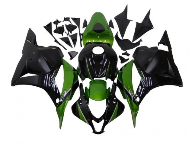 Verde Negro Carenado Honda CBR 600 RR 09-12 Verde Negro Carenado Honda CBR 600 RR 09-12