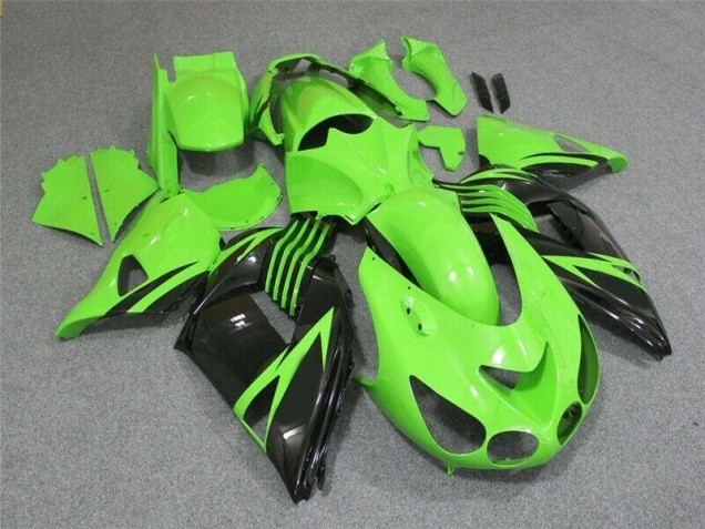 Verde Negro Carenado Kawasaki ZX14R ZZR 1400 06-11