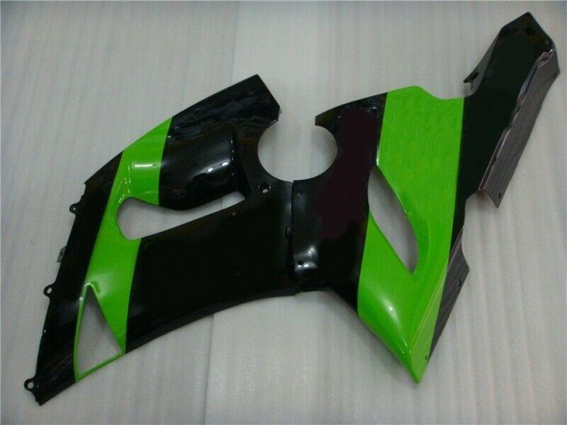 Verde Negro Inyección Kit Carenado Kawasaki ZX6R 05-06 Verde Negro Inyección Kit Carenado Kawasaki ZX6R 05-06